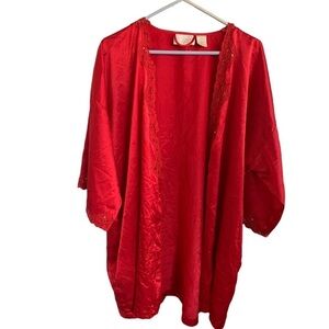 Vintage Victoria’s Secret Gold Label Open Front Sleepware Top Gown